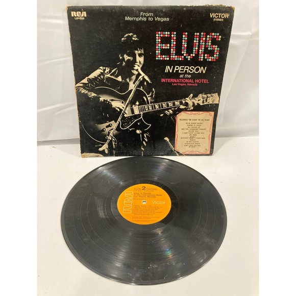 Elvis Presley - In Person At The International Hotel Las Vegas Nevada LSP-6020 - Picture 1 of 9